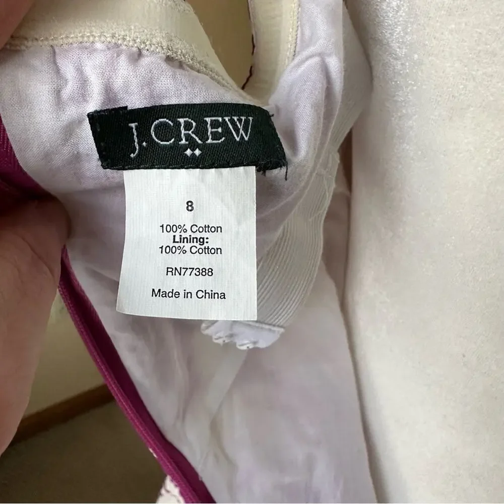 J. Crew strapless line